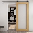 4-20ft Sliding Barn Door Hardware Closet Track Hanger Kit For Single double Door