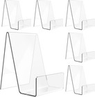 6 Pack Acrylic Book Stand  Clear Easel Stand For Display  Book Display Holder