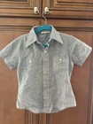 Vintage Kids Boys Sears Rowbuck Dress Shirt Frog  don t Bug Me 