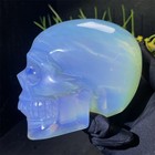 1 9lb 3 9  Natural Opalite Skull Crystal Quartz Reiki Gift Mineral Decor Healing