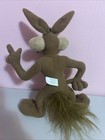 Vtg 1994 Warner Bros Looney Tunes Wile E Coyote 12  Stuffed Plush Tyco Toys