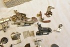 Lot Of Vintage Greist Singer Sewing Machine Accessories Attachments Buttonholer
