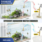 Gravel Vacuum For Aquarium Water Changer Fish Tank Cleaning Tools  Siphon Univer