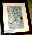 Antique Lovely Double Sided Illustrated Map Maps Uk Oxford Coventry Derby 1720