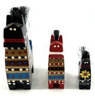 Chagu Chagu Umako Horse Yawata Uma Koma Mingei Lot Of 3 Wood 5 