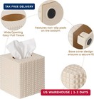 Tissue Box Cover  Square Modern Facial Acrylic Tissue Holder  Aesthetic Cube Nap