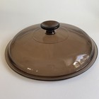 A-pyrex-b Amber Brown Replacement 10  Casserole Lid Cover  Round  Lid Only