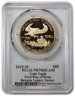 2019 W Pcgs Pr70 Proof 1 Oz Gold American Eagle Reagan Legacy  50 Us Coin 64004a