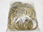 Lot Of 100 Rotor Clip Steel External Snap Retaining Rings 2-1 2 dia Sh-250st Zd
