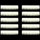 10x Guitar Nut Bone Slotted 43mm For Gibson Les Paul Epiphone Or Similar