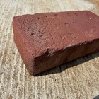 Rare Old Vtg Antique Original Don t Spit On Sidewalk Brick Red