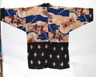 Antique Boys Hanten Padded Silk Jacket Russo Japanese War Manchuria Kimono