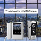 4 3  Video Door Phone  Wired Intercom  Ir Night Vision  Home Security System