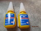 Loctite 404 Instant Adhesive  0 33 Oz  9 3g   135465   2 Bottles  Free Shipping
