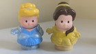 Fisher Price Little People Disney Princess Cinderella Ariel Belle Lot X4 Euc 