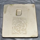 Whistling Frog Tile Co     lime Green Frog    Wall Tile Art Pottery Pewabic 4    X 4   