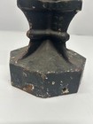 1 Antique Vtg Cast Iron Fence Post Gate Finial Cap Topper Victorian 12  Tall  b