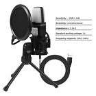 Professional Condenser Sound Podcast Studio Microphone For Pc Laptop Msn Skype