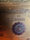 4 Coa Of Set 24k Gold  2 Dollar Bill Gold   Silver Certificate Note Banknote