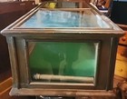 Antique Oak Counter Top Display Showcase