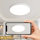 6 Pack 12  Ceiling Down Light Led 5cct Thin Round Recessed Lamp Fixture White Ul