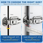 Walk-in Cooler Door Latch Kit frost-resistant Fiberglass Interior Release Handle