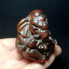 2 8 Inch Old Hand Carved Boxwood Elephant Statue Decoration Netsuke Collection