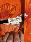 Mei-jan Hawaii  Wms Size 18 Floral Vintage 60s Barkcloth