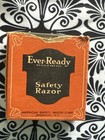 Vtg Ever-ready Safety Razor Radio Blades Single Edge With Original Box   Case