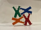 Vintage Rare Htf Ambi Toys Acrobats Toy Baby Einstein  missing Yellow Acrobat  