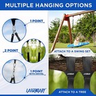 Laegendary Saucer Swing For Kids And Adults - 60  Round Tree Swing  Blue Oval