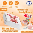 Mt Products Custom Printed Candy Gift Boxes - 8  X 2 5  White Customizable With