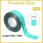 Heat Transfer Foil Roll  0 8  X 394ft Pet Metallic Foil Paper Roll Water Blue