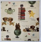 Vintage 1970 Gift Wrap Mixed Dog Themed 3 Sheets 30    X 20    Each