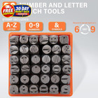 Metal Letter Punch Set  5 32     4mm 36pc Steel Number And Letter Stamp Set stampi
