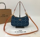New Coach Teri Shoulder Bag Signature Cowboy natural Caf82- New Counter