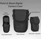 Small Camera Point   Shoot Bag Protective Case Zipper Adjustable For Mirrorless