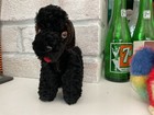 Vintage Steiff Snobby Black Poodle 5 5  Jointed Mohair Stuffed Animal Plush Toy