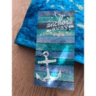 New Tropix Life s A Beach Tropical Anchor Print Beach Bath Towel Cotton 30 x60 