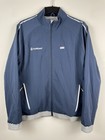 Figs Cobaki Scrub Jacket Mens Large Full Zip Vented Technical Collection Blue