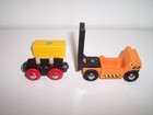 Brio Wooden Railway Train Forklift Missing Piece   Cargo Car   Yellow Cargo Lot
