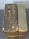 2 Vtg Antique Letters File Box Dust Proof Cardboard Dark Academia