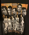 2008 New Kids On The Block Black    the Block Is Back     Tour T-shirt Size Xl