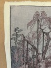 Hiroshi Yoshida Woodblock Yozakura In Rain Cherry Blossoms Jizuri Seal 1935