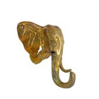 Vintage Brass Elephant Hook As Is Home Decor Safari Exotic Animals