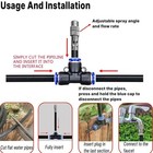 49ft Drip Irrigation Kit Garden Irrigation System Plant Watering Drip Adjustable