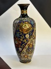 Japanese Meiji Cloisonne Vase 7 5  Diag  Alt  Bands Highly Decorated W goldstone