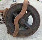 Vintage Yale   Towne 1 Ton Duplex Chain Hoist - Works Great 