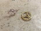 Vtg Masonic 14k Gold  Platinum   Diamond Shriners Pin