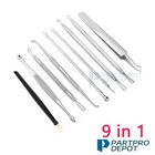 Acne Needle Blackhead Remover Pimple Blemish Comedone Extractor Tweezer Tool Kit